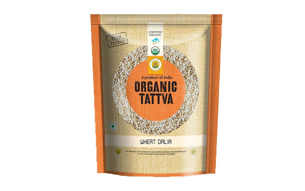 Organic Tattva Wheat Dalia    Pack  500 grams